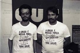 Retratos de Chapa ao Sindicato dos Trabalhadores nas Indústrias de Frios, Carnes e Derivados de São Paulo (São Paulo-SP, ago. 1988). Crédito: Vera Jursys