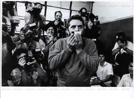 Candidatura “Lula Presidente” no dia da votação nas eleições 1989 (São Bernardo do Campo-SP, 15 nov. 1989). / Crédito: Cibele Aragão.