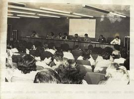 Convenção Bancária na PUC (São Paulo-SP, 17 jul. 1982). / Crédito: Vera Lúcia.