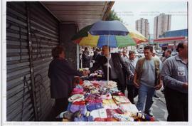 Caminhada da candidatura “Genoino Governador” (PT) nas eleições de 2002 (São Paulo-SP, 2002) / Cr...