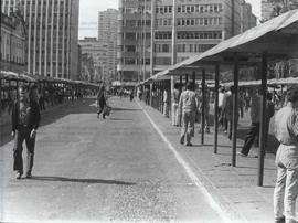 Greve dos [motoristas de ônibus?] (Porto Alegre, jul. 1985). / Crédito: Paulo Cezar/Arquivo do Sinttel.