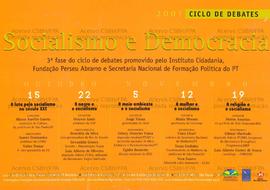 Socialismo e Democracia. (15 out. a 19 nov. 2001, São Paulo (SP)).