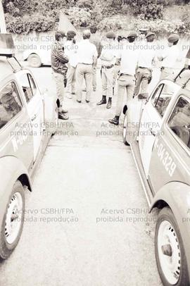 Greve dos metalúrgicos da Scopus (São Paulo-SP, jan./fev. 1987). Crédito: Vera Jursys