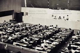 Evento não identificado [Reunião estadual do PT-SP na Assembleia Legislativa?] (São Paulo-SP, data desconhecida). Crédito: Vera Jursys