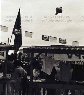 Ato do 1º de Maio, Dia do Trabalhador (São Bernardo do Campo-SP, 01 mai. 1988). Crédito: Vera Jursys