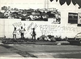 Pichações (Brasil, 1979/Data desconhecida).  / Crédito: Loly.