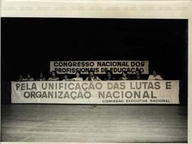 Congresso Nacional dos Profissionais da Educação (Local desconhecido, data desconhecida). / Crédito: Mário Dalcendio Junior.