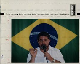 Ato da candidatura “Lula Presidente” nas eleições de 1994 (Dracena-SP, 20 jun. 1994). / Crédito: Luiz Novaes/Folha Imagem.