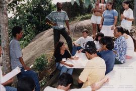 Atividades do Programa de Saneamento de Angra dos Reis, da Prefeitura de Angra dos Reis (RJ), na gestão do PT (Angra dos Reis-RJ, [1993-1996]). / Crédito: Autoria desconhecida
