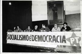 Debate sobre a China, realizado na Faculdade de Direito da USP (São Paulo-SP, 14 jun. 1989). / Cr...