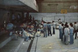 Ato secundarista na Escola Visconde de Congonhas do Campo (São Paulo-SP, Data desconhecida). / Cr...
