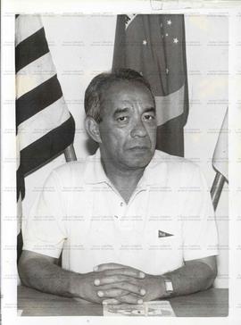 Retrato de Paulo Barbosa nas eleições de 1998 (Santos-SP, 9 out. 1988). / Crédito: Tadeu Nascimento.