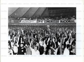 Congresso Nacional da CUT, 4o (São Paulo-SP, 01-04 set. 1991). Crédito: Vera Jursys
