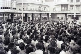 Ato da candidatura “Lula governador” (PT) nas eleições de 1982 (Campinas-SP, ago. 1982). Crédito:...