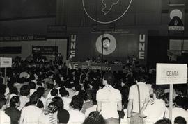 Congresso da UNE, 35o (São Bernardo do Campo-SP, [1983?]). / Crédito: Lau Polinesio.