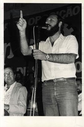 Eleições no Sindicato dos Metalúrgicos de São Paulo (São Paulo-SP, [1984]). / Crédito: Autoria desconhecida.