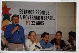 Reunião do Diretório Nacional do PT, realizado na sede nacional do partido (São Paulo-SP, 23-24 j...