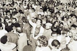 Convenção da Chapa 3 ao Sindicato dos Metalúrgicos de São Paulo (São Paulo-SP, mai. 1987). Crédito: Vera Jursys