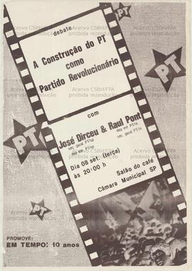 Debate: A Construção do PT como Partido Revolucionário (Brasil, 08-09-1998).