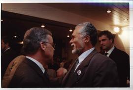 Ato da candidatura &quot;Lula Presidente&quot; (PT) na sede da OAB nas eleições de 2002 ([São Pau...
