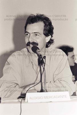 Reunião Sindical Internacional Contra o Pagamento da Dívida Externa (Cajamar-SP, 16 ago. 1986). Crédito: Vera Jursys