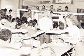 Congresso do Sindicato dos Metalúrgicos de Santo André, Mauá, Ribeirão Pires e Rio Grande da Serra, 2º (Santo André-SP, 27-29 jan. 1984). Crédito: Vera Jursys