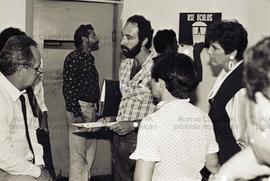 Reintegração da Comissão de Fábrica da Azama (São Paulo-SP, 26 nov. 1985). Crédito: Vera Jursys