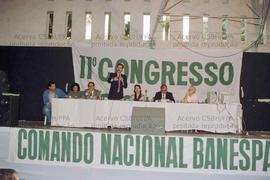 Congresso do Comando Nacional do Banespa, 11º ([São Paulo-SP?], 21-22 ago., 1997) [Congresso Nacional dos Banespianos, 8º]. Crédito: Vera Jursys