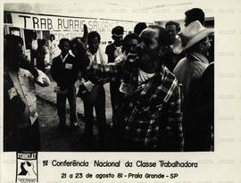 Conferência Nacional da Classe Trabalhadora, 1a (Praia Grande-SP, 21-23 ago. 1981). / Crédito: Jesus Carlos.