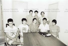 Entrevista concedida por diretores do Sindicato dos Metalúrgicos de São José dos Campos (São José dos Campos-SP, 1986). Crédito: Vera Jursys