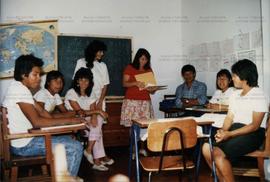 Projeto do Núcleo de Educação Indígena da Prefeitura de Amambai (MS) (Amambai-MS, jun. 1989). / Crédito: Autoria desconhecida