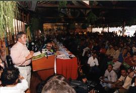 Lançamento do programa de governo para a Amazônia da candidatura &quot;Lula Presidente&quot; (PT) nas eleições de 2002 (Pará, 2002) / Crédito: Lucivaldo Sena