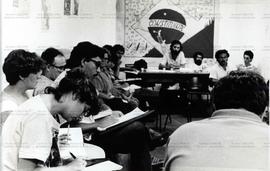 Reunião do Diretório Nacional do PT (São Paulo-SP, 8 mar. 1986) [sede nacional].  / Crédito: Vera Jursys