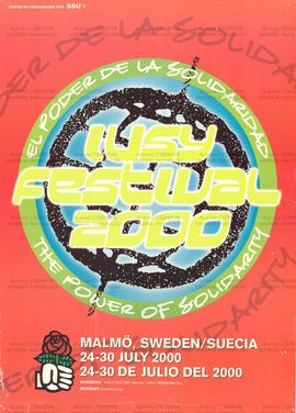 Lusy Festival 2000: El poder de la Solidaridad – The power of solidarity (Malmö (Suécia), 24-30/07/2000).