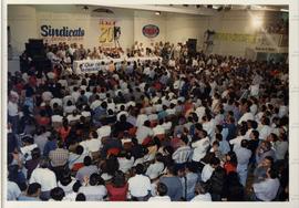 Comemoração do 20o. Aniversário do Sindicato dos Metalúrgicos do ABC (São Bernardo do Campo, 12 mai. 1998). / Crédito: Roberto Parizotti