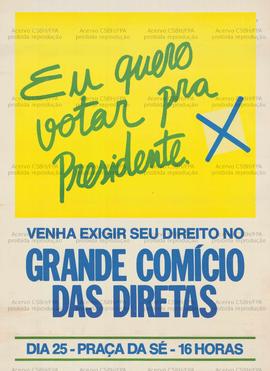 Eu quero votar pra Presidente (São Paulo (SP), 25/00/1984).