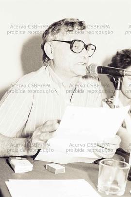 Debate Emurb realizado pelo Governo da Erundina (São Paulo-SP, 08 nov. 1989).. Crédito: Vera Jursys