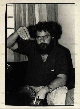 Entrevista de Lula, em sua residência, ao jornal Em Tempo ([São Bernardo do Campo-SP, 28 mai. 1980]). / Crédito: Autoria desconhecida.
