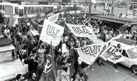 Visita da candidatura “Lula Presidente” (PT) nas eleições de 1989 (São Paulo-SP, 1989). / Crédito...