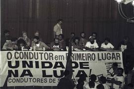 Plenária da Chapa 1 do Sindicato dos Condutores de Veículos Rodoviários de São Paulo ([São Paulo-SP?], 16 ago. 1991). Crédito: Vera Jursys