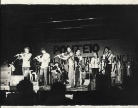 Ponteio Festival Universitário da Canção, na UFMG ([Belo Horizonte-MG, 1980]).  / Crédito: Autoria desconhecida.