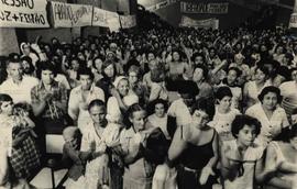 Primeira reunião da Saúde na Zona Leste (São Paulo-SP, 26 nov. 1978).  / Crédito: Autoria desconhecida/Agência Folha.