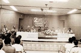 Congresso do Sindicato dos Metalúrgicos de Santo André, Mauá, Ribeirão Pires e Rio Grande da Serra, 2º (Santo André-SP, 27-29 jan. 1984). Crédito: Vera Jursys