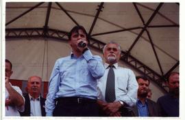 Comício da candidatura &quot;Lula Presidente&quot; (PT) nas eleições de 2002 (Santo André-SP, 200...