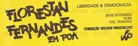 Florestan Fernandes em Poa (Porto Alegre (RS), 29/09/0000).