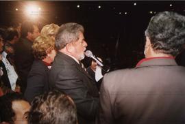 Atividade da candidatura &quot;Lula Presidente&quot; (PT) nas eleições de 2002 (São Paulo, 2002) ...
