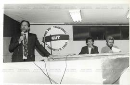 Plenária dos condutores realizada na sede do Sindicato dos Condutores de São Paulo (São Paulo-SP, 2 set. 1993). / Crédito: Isidoro A. Souza.