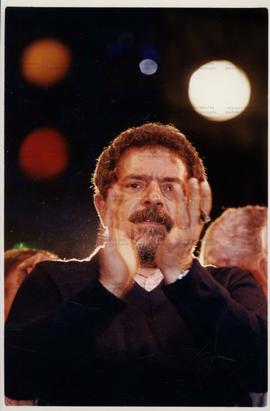 Comício da campanha Lula presidente no Vale do Anhangabau nas eleições de 1994 (São Paulo-SP, 12 ...