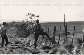 Defesa de propriedade rural (Carazinho-RS, 1985). / Crédito: Autoria desconhecida/Zero Hora