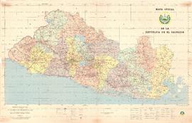 Mapa Oficial de La República de El Salvador (El Salvador, 15-09-1983).